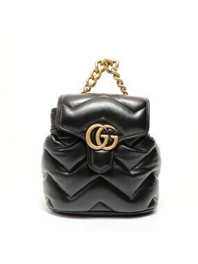 Gucci Backpack GG Marmont Quilted Leather